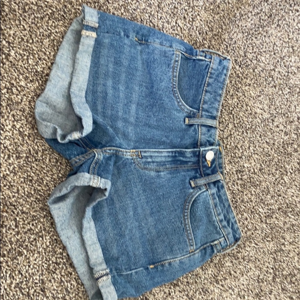Denim shorts